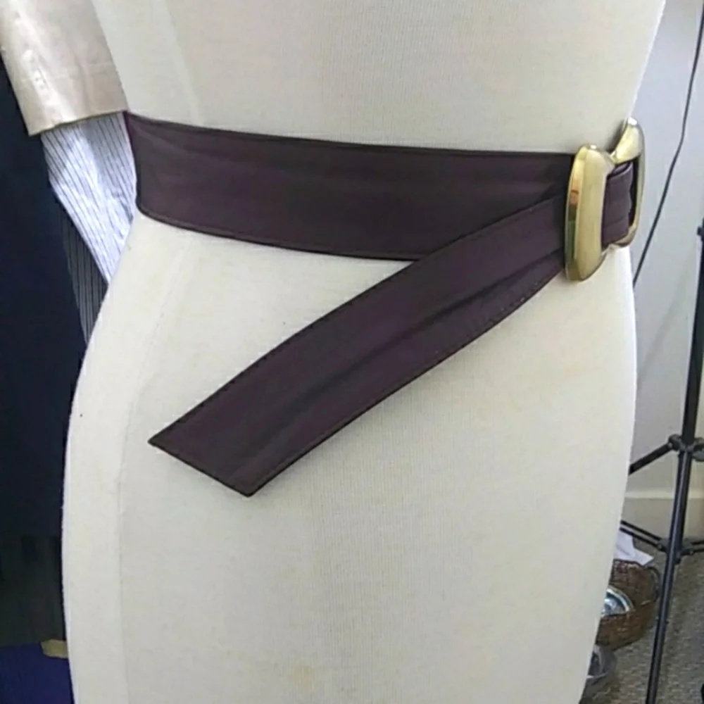 Pearl Accessories Vintage 100% Genuine Leather Belt Size Small